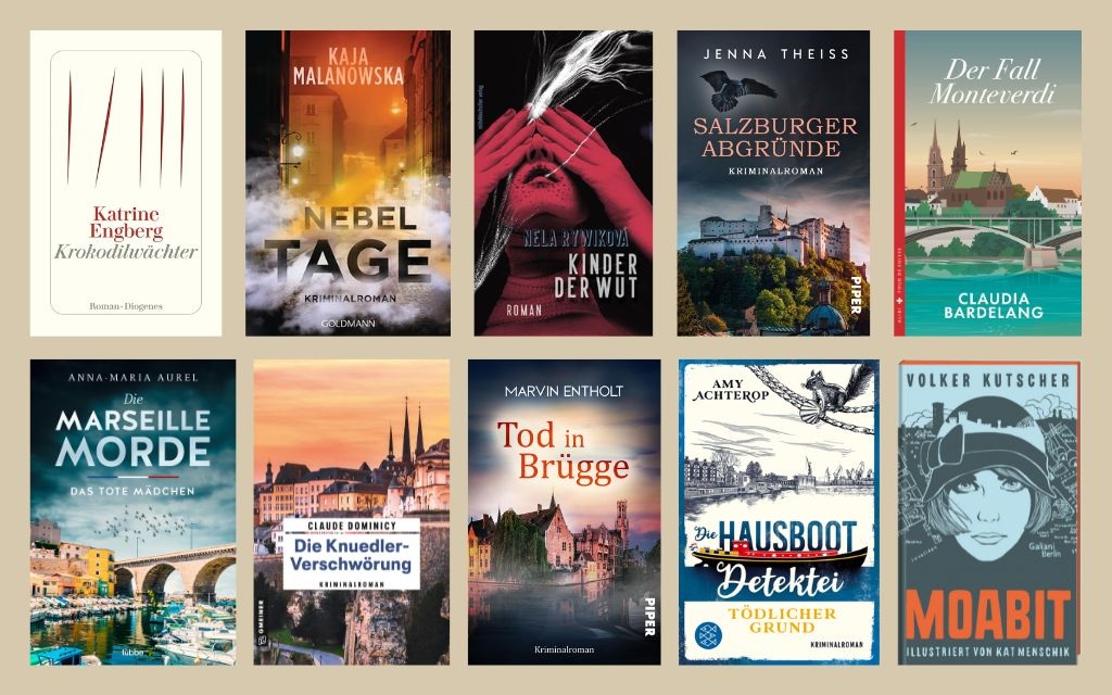 Coverbilder der zuvor genannten Bücher
