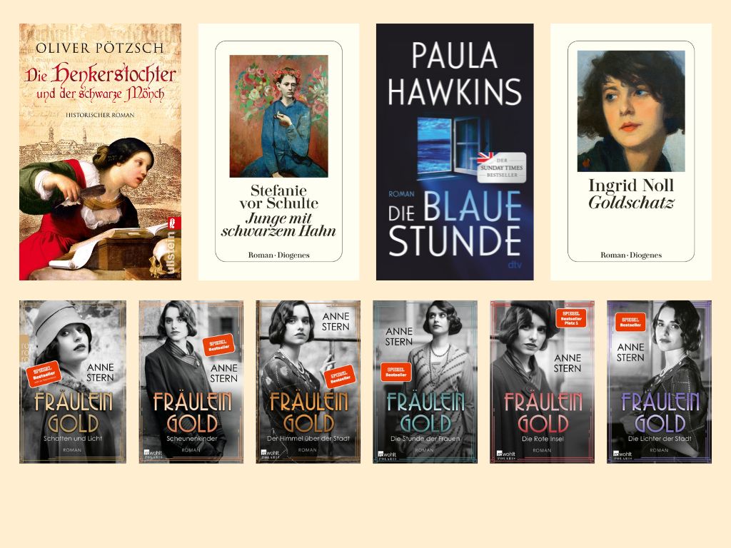 Cover-Abbildungen der zuvor genannten Buchtitel